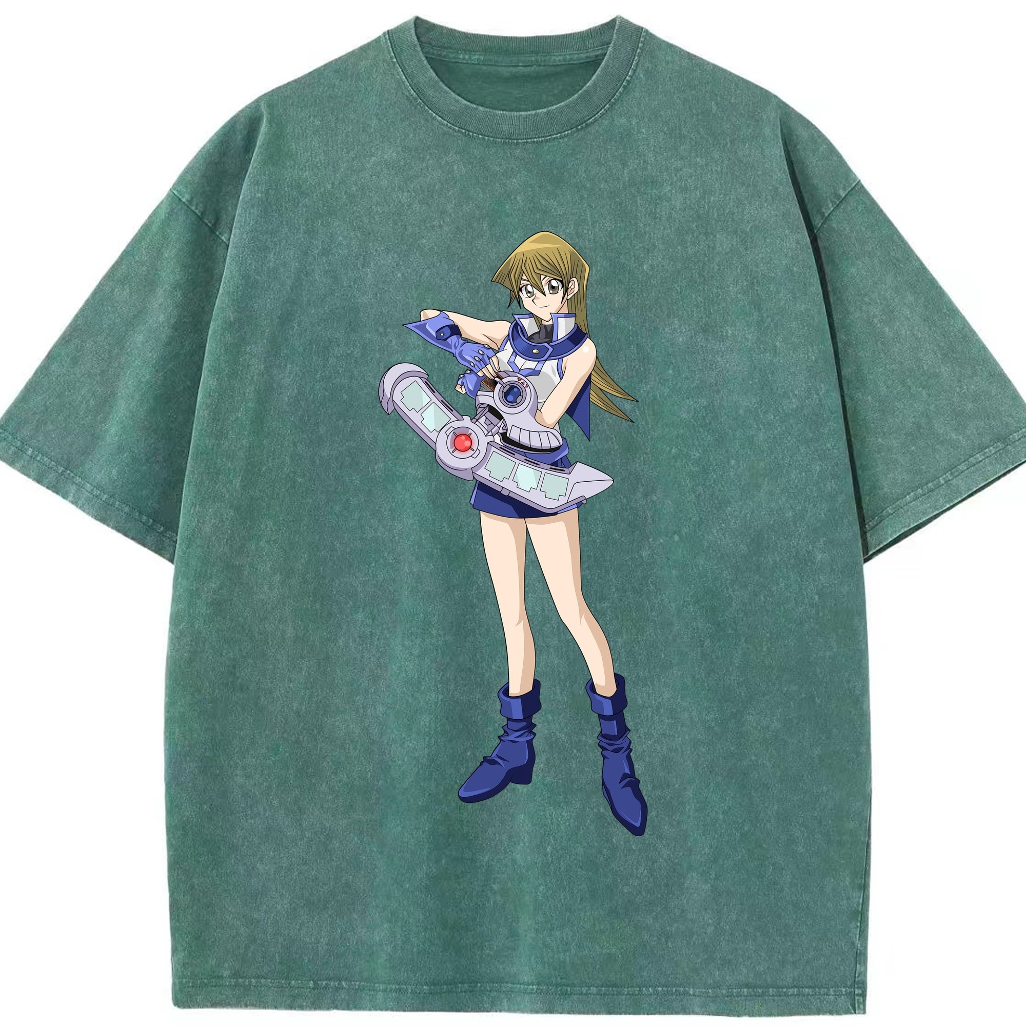 （画像用） 遊☆戯☆王 Yu-Gi-Oh! 綿100% ヴィンテージ風 半袖Tシャツ（フロントプリント）